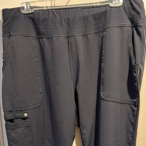 ELLE Pewter Scrub pants. Very Comfortable Sz LG